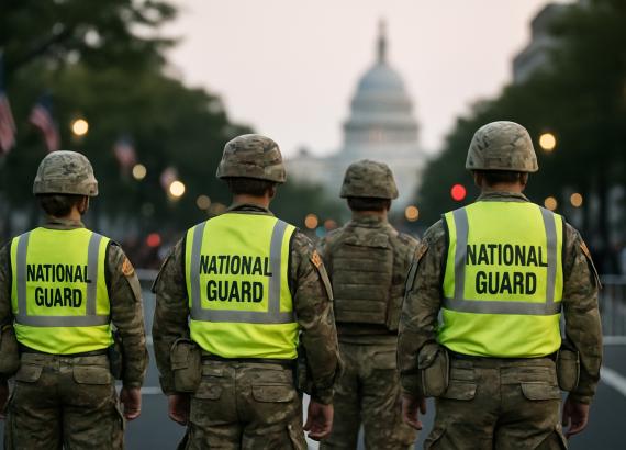 डीसीमा ट्रम्पको नेशनल गार्ड परिचालनविरुद्ध स्थानीयको प्रदर्शन